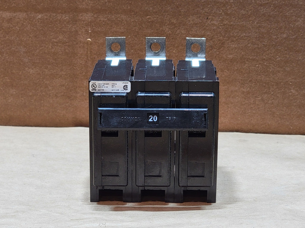 EATON 20 Amp, 3 Pole, 240 Volts Circuit Breaker BAB3020H