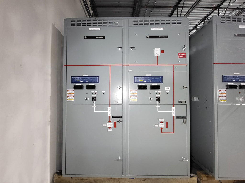 GENERAL ELECTRIC 25kV 1200A 3ph Switchgear Unit w/ (2) Power Vac Breaker VB1 27.0-16-0