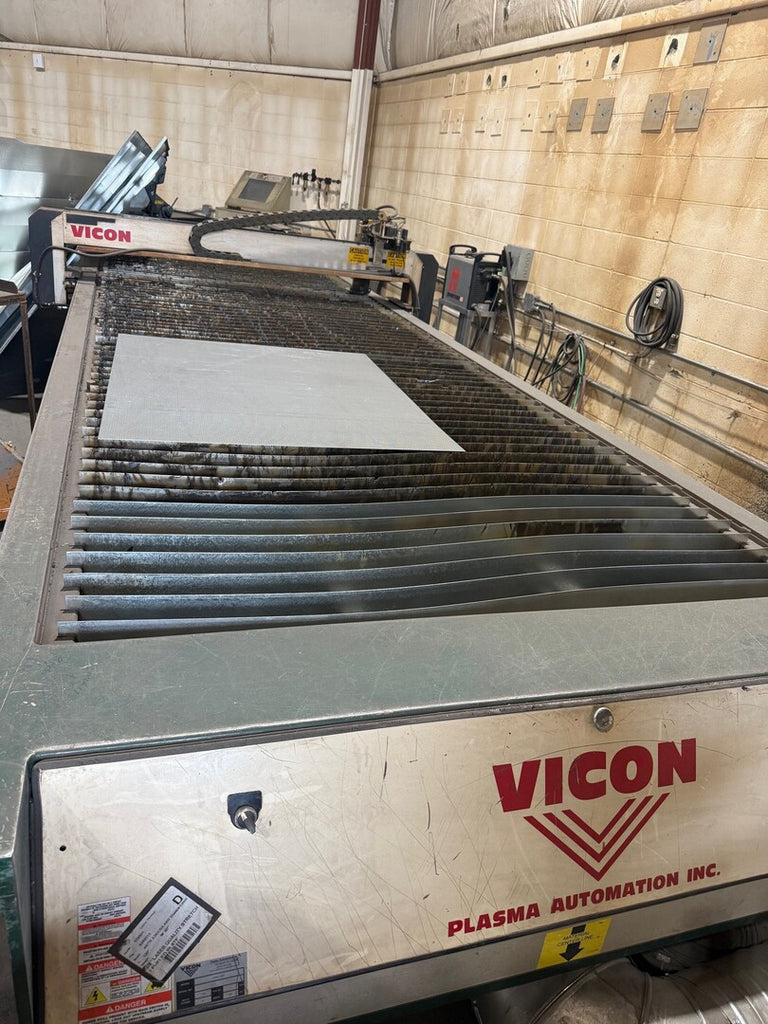 VICON 5' x 20' Plasma Cutting System HVAC 520 w/ Hypertherm Powermax85a