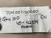 METSO NORDBERG Washer C160 Support 704007130000