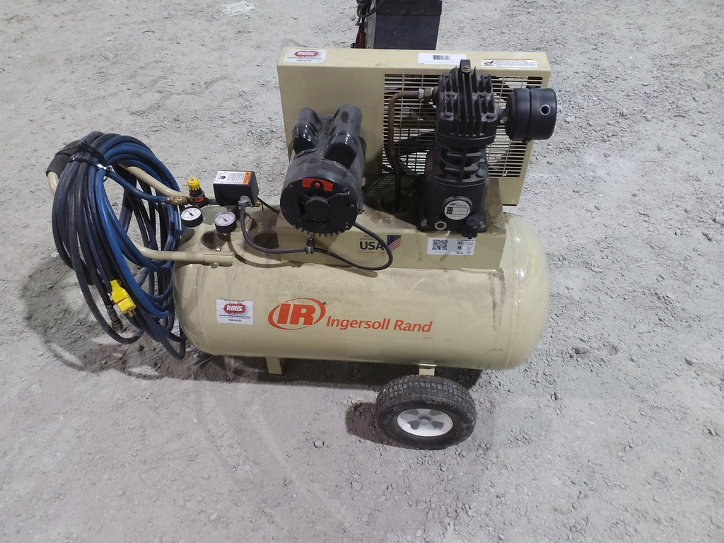 INGERSOLL RAND 4HP Air Compressor SS3F2-GM, 135PSI, 30 Gal.