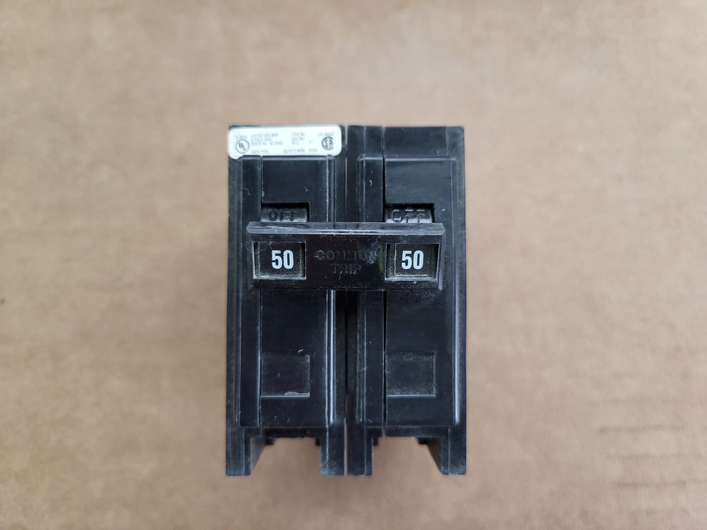 CUTLER-HAMMER 50 Amp, 2 Pole, 120/240 Volt Circuit Breaker BA250