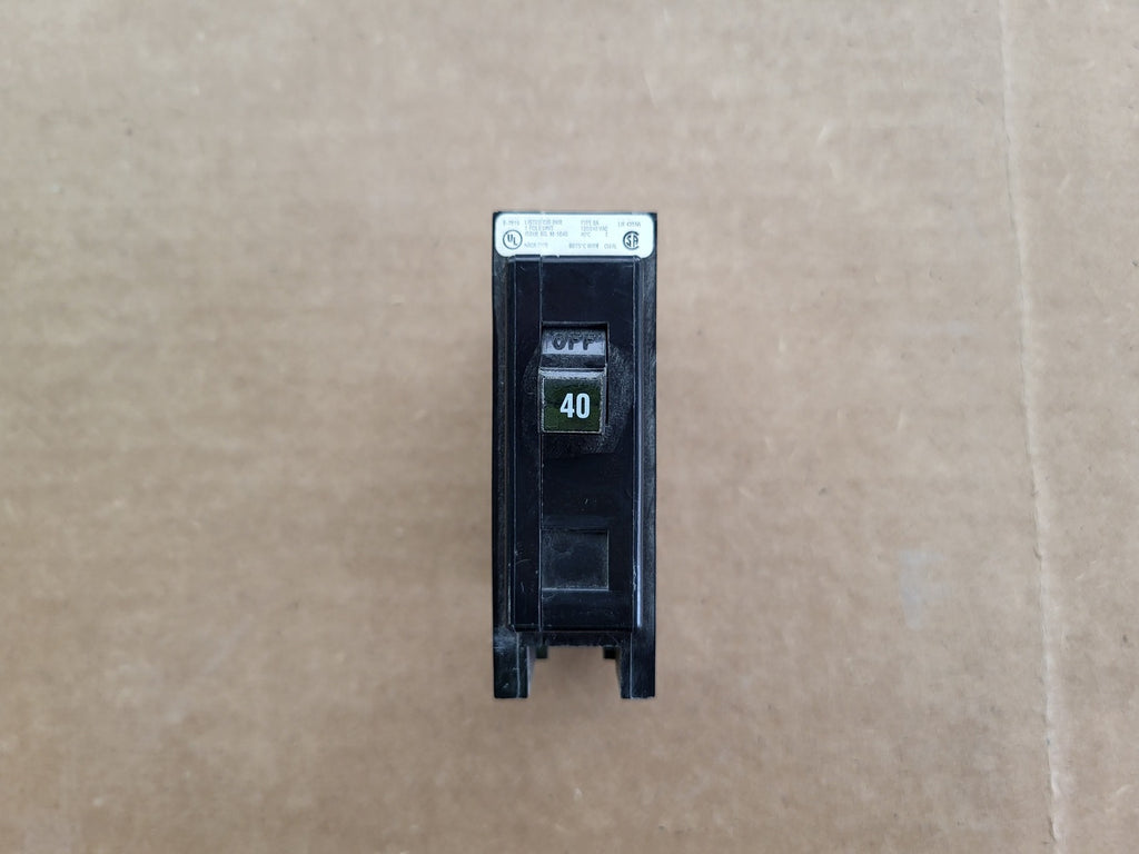 CUTLER-HAMMER 40 Amp, 1 Pole, 120/240 Volt Circuit Breaker Type BA