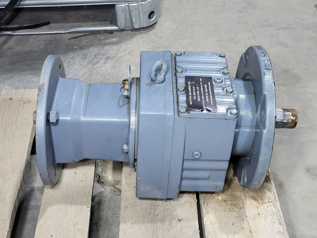 WESTPRO MACHINERY Ratio 4.93:1 Flange Mount Industrial Speed Reducer Gearbox RED-015-01