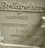 BRIDGEPORT 1.5 hp Knee Mill (DRO not included)