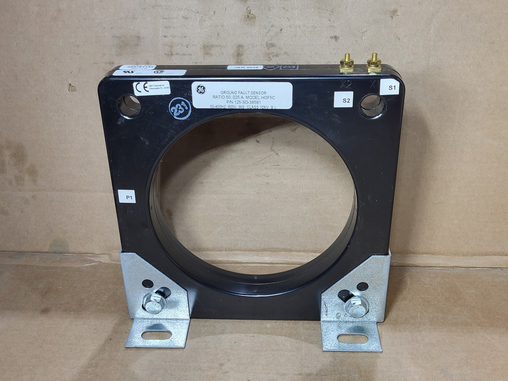 GENERAL ELECTRIC Ground Fault Sensor Ratio 50:0.025, HGF5C, 125-SD-38591