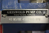 GRISWOLD Centrifugal Industrial Water Pump S-SB-10020