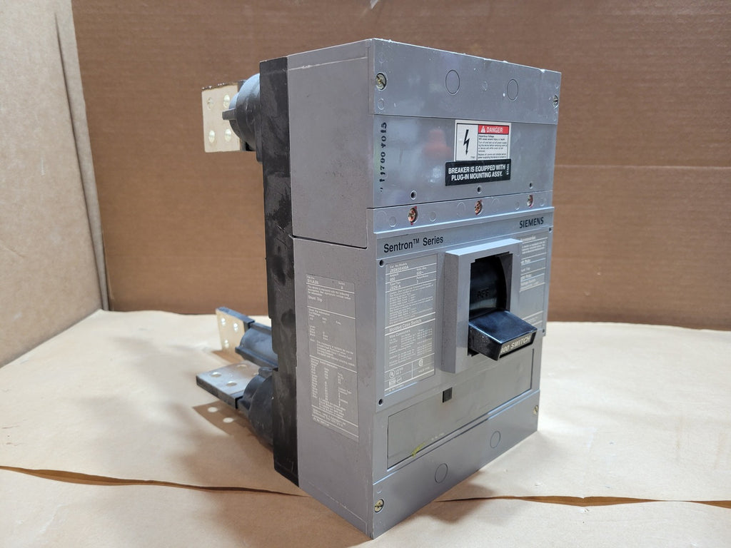 SIEMENS 400 Amp, 3 Poles, 600 Volts Circuit Breaker JXD63S400A w/ Plug-In Mounting PC5778