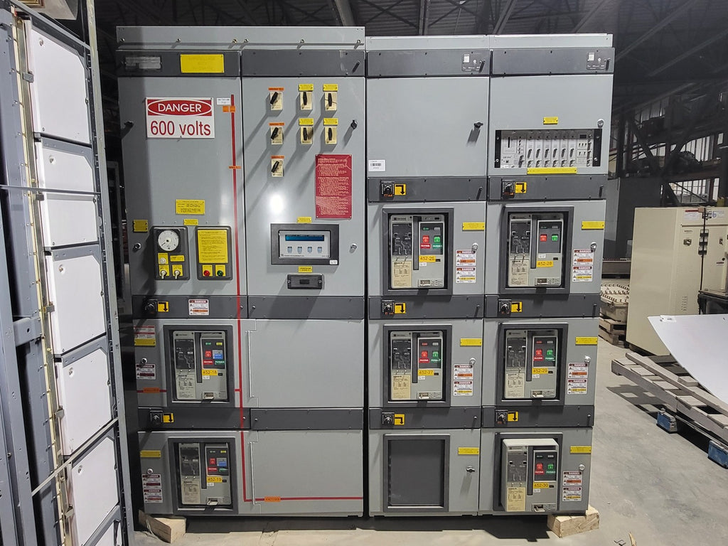 Low Voltage PDC / Switchgear Section, (2) 4000A & (5) 1200A Cutler-Hammer Magnum DS Breakers, 600V 3PH