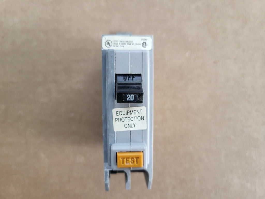 CUTLER-HAMMER 20 Amp 1 Pole 120 Volts GFCI Circuit Breaker QBHGFEP1020