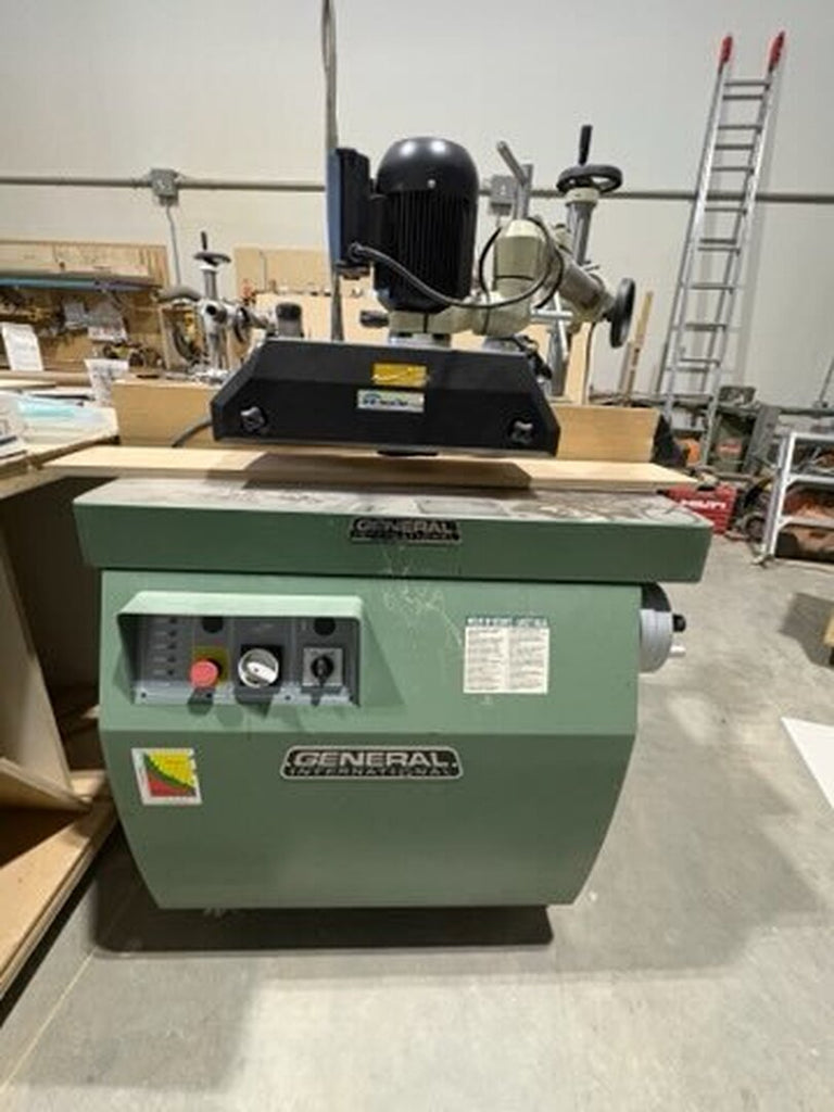 CANTEK 5 hp Spindle Shaper w/ Steff Power Feeder