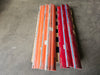 MARTIN ENGINEERING 54" Vertical Segmented Orange Urethane Scraper Blade 35381-601054