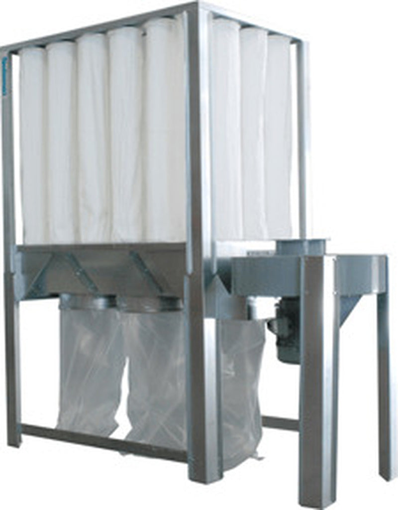 NEDERMAN Dust Collector w/ 200 ft of Ducting S-750