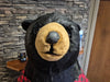 THE STUFFED ANIMAL HOUSE 6'-3" Black Bear Display