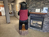 THE STUFFED ANIMAL HOUSE 6'-3" Black Bear Display
