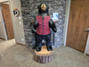 THE STUFFED ANIMAL HOUSE 6'-3" Black Bear Display