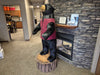 THE STUFFED ANIMAL HOUSE 6'-3" Black Bear Display