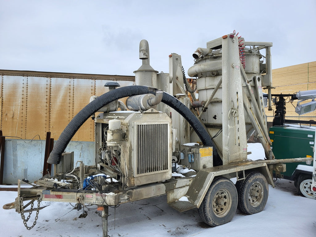 VECTOR Dry Vacuum Trailer System w/ Roots 616 Blower & John Deere 6068 Diesel Engine