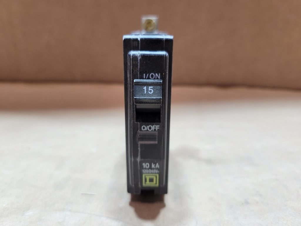 SQUARE D 15 Amp, 1 Pole, 120/240 Volts Circuit Breaker QOB115