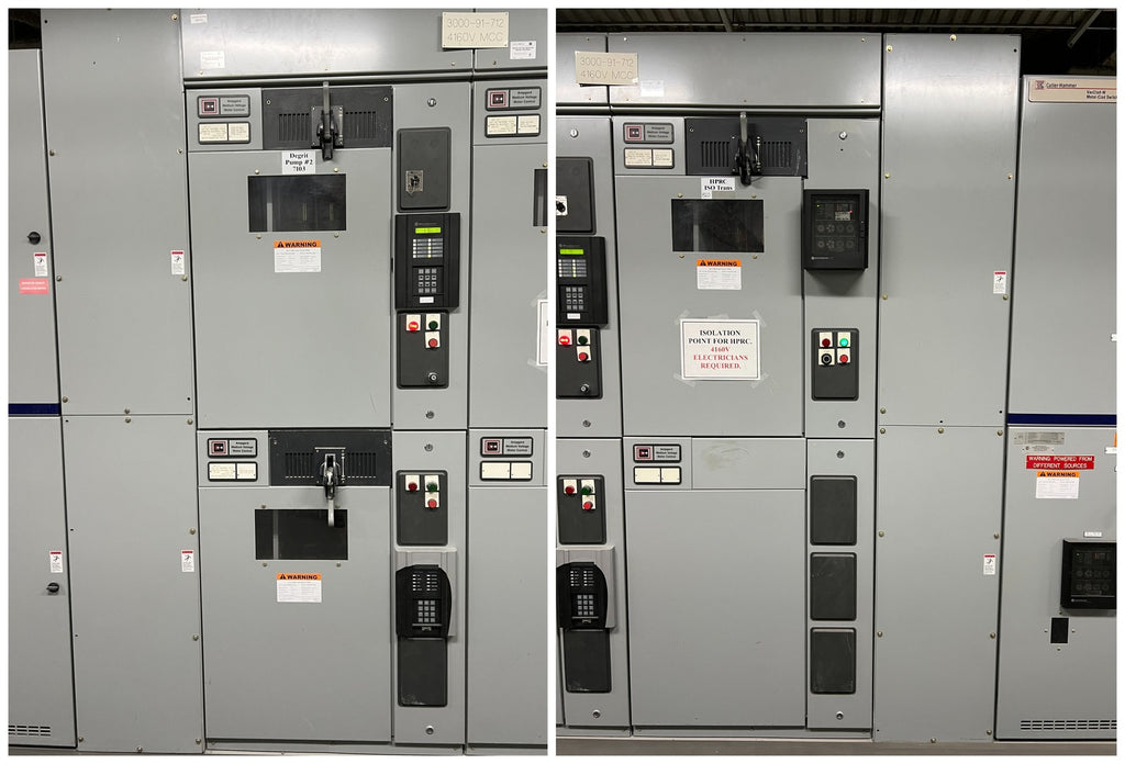 CUTLER-HAMMER Ampgard MV Switchgear, 4160V, 1000A