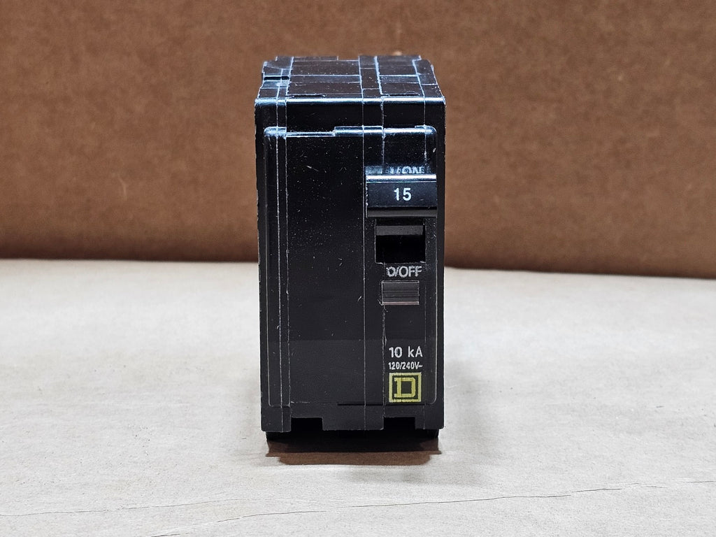 SQUARE D 15 Amp, 2 Pole, 120/240 Volts Circuit Breaker QO215