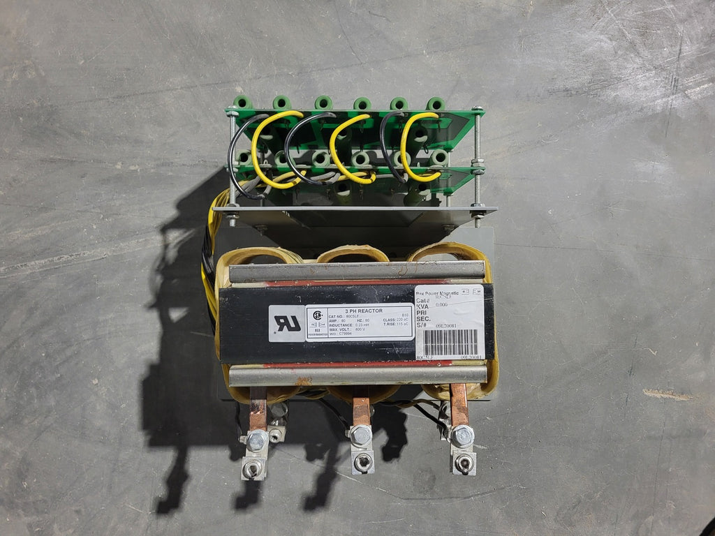 REX POWER MAGNETICS 80 Amp, 600 V, 3-Phase Reactor 80C5LF