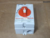 SQUARE D 30 Amp, 600 Volt, 3 ph Eclosed Manual Motor Controller MD3304X