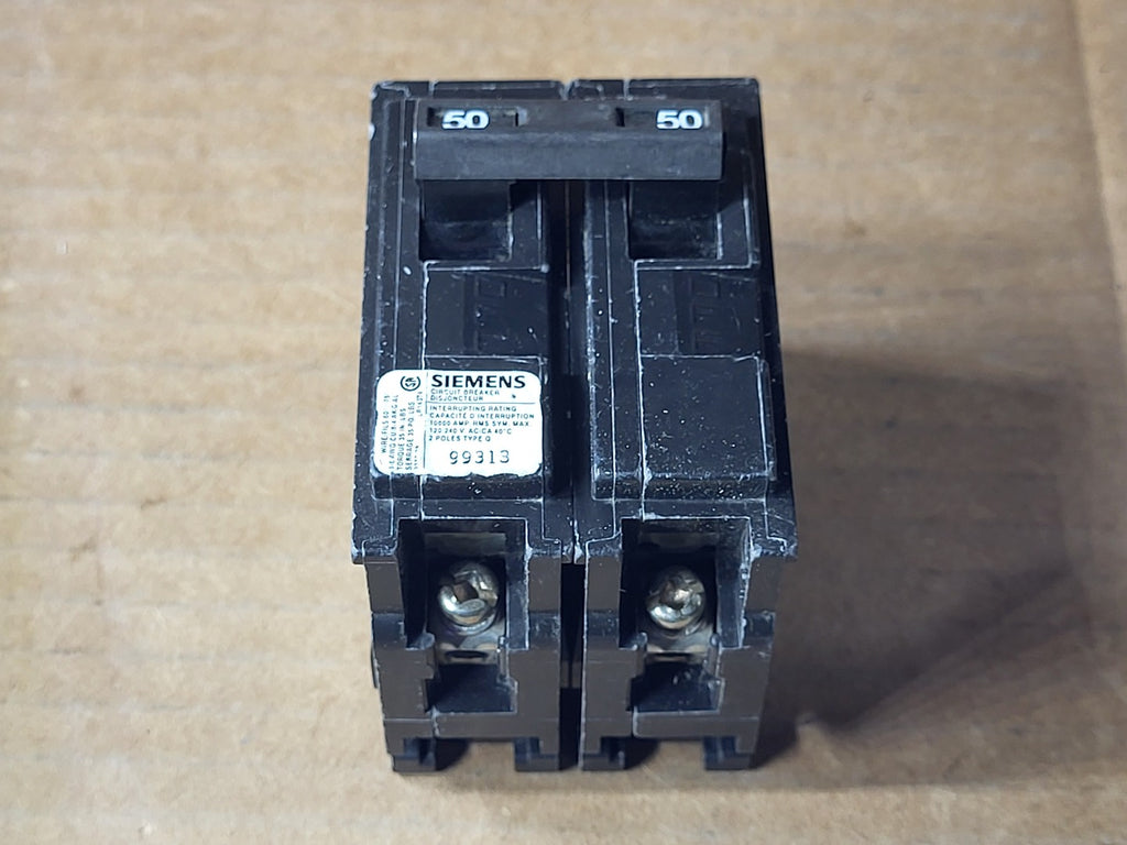 SIEMENS 50 Amp, 2 Pole, 120/240 Volt Circuit Breaker Q250