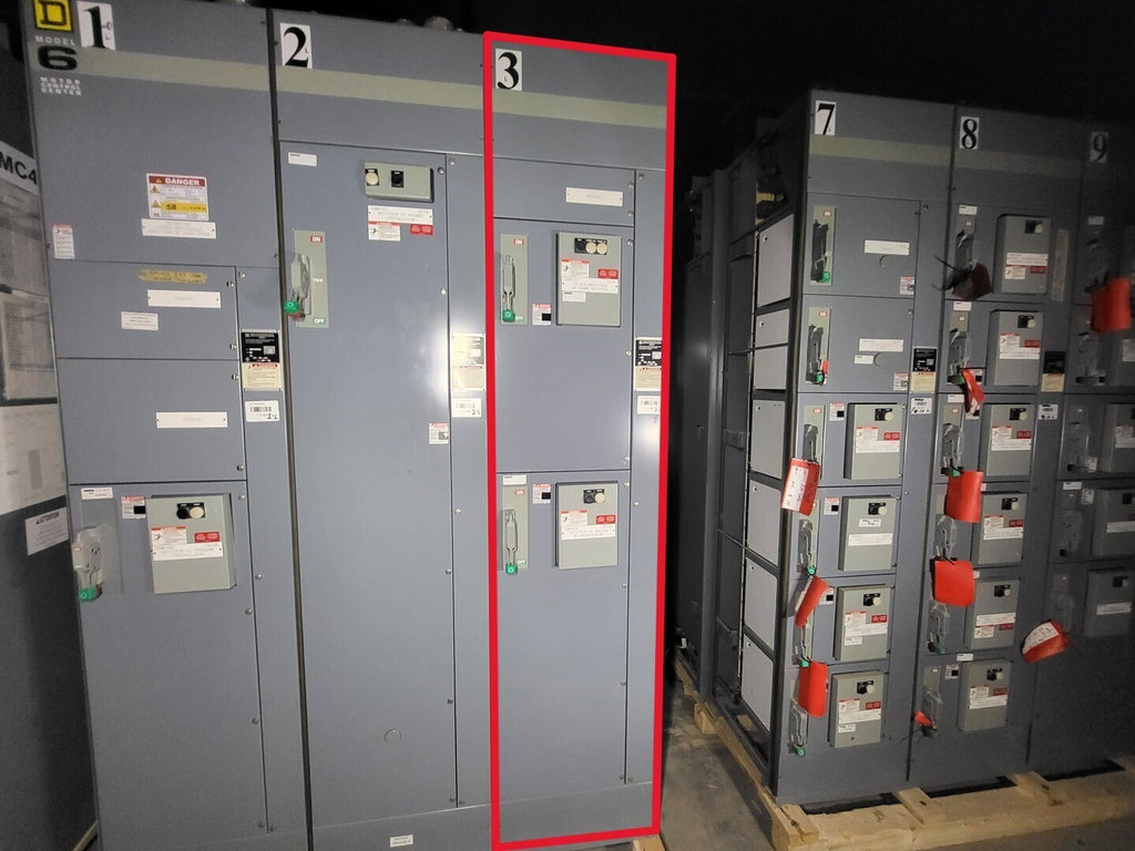 SQUARE D MCC Unit 100 hp, Nema 4