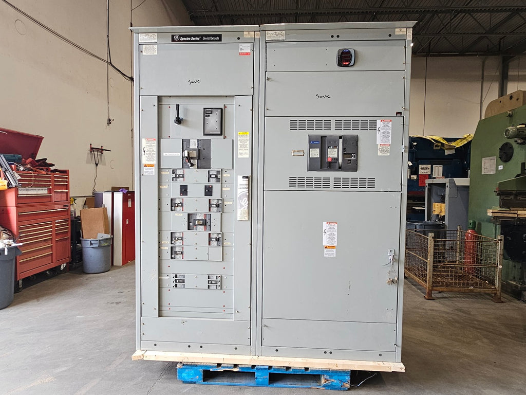 GE Spectra Series Switchboard, 1600A, 208Y/120V, 3PH, w/ Power Break II 1200A Main Breaker
