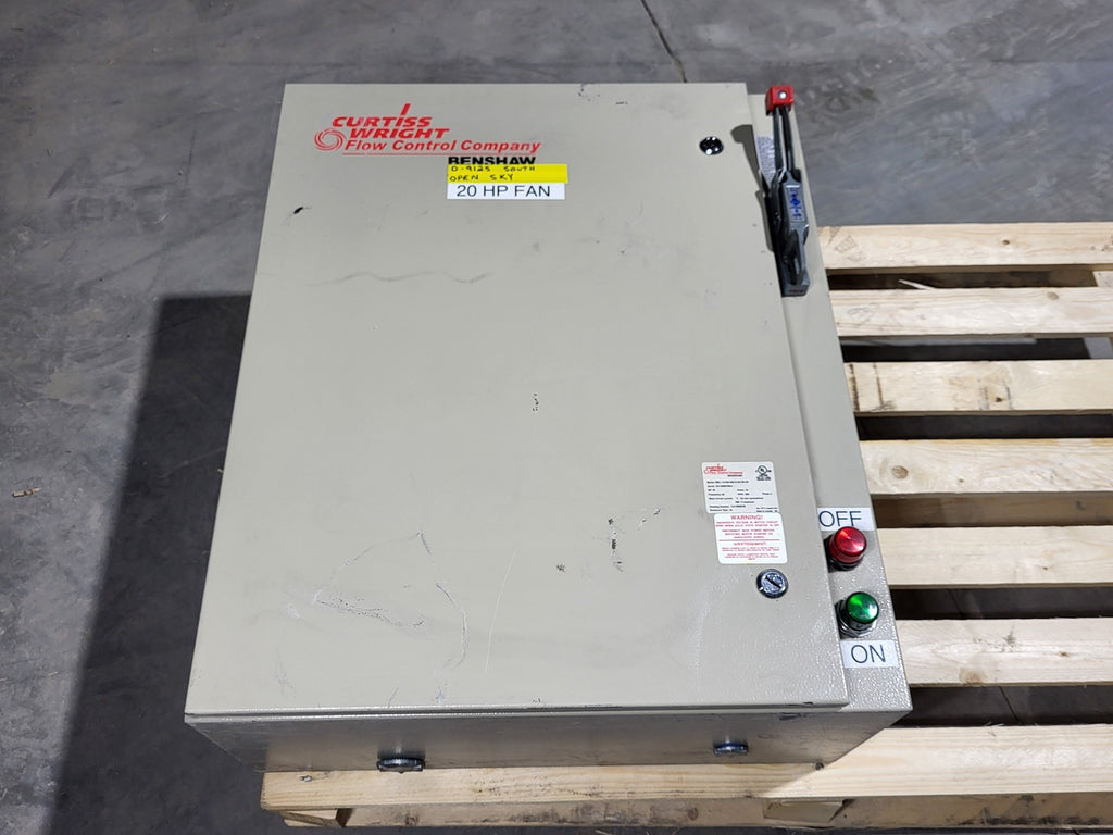 BENSHAW Motor Control Panel Enclosure w/ 50A Breaker FAL36050, BENSHAW RB2-1-S-030-S-600-S-04-CB-OP