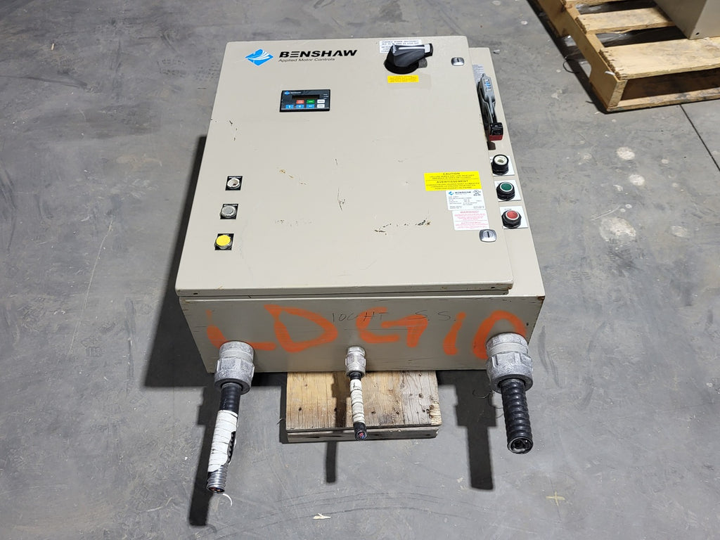 BENSHAW 100 hp Low Voltage Soft Starter Control Panel RB2-1-S-100-S-600-4-12-0000001