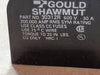 GOULD SHAWMUT 600V, Class CC, 30A, 2-Pole Fuse Block 30312R w/ Fuses