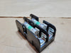 GOULD SHAWMUT 600V, Class CC, 30A, 2-Pole Fuse Block 30312R w/ Fuses