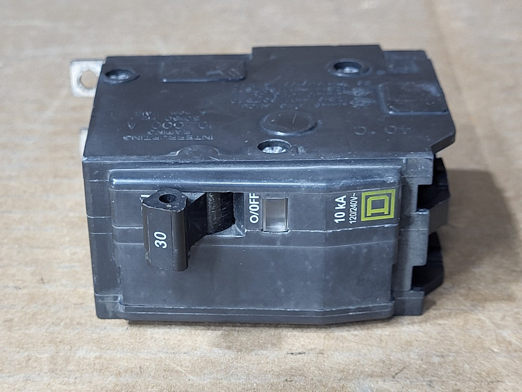 SQUARE D 30 Amp, 2 Pole, 120/240 Volt Circuit Breaker QOB230
