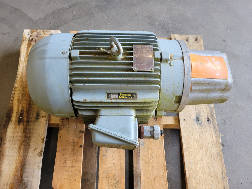 WEG 10 hp, 575 volts, 1765 rpm, 215T, Electric Motor A067063