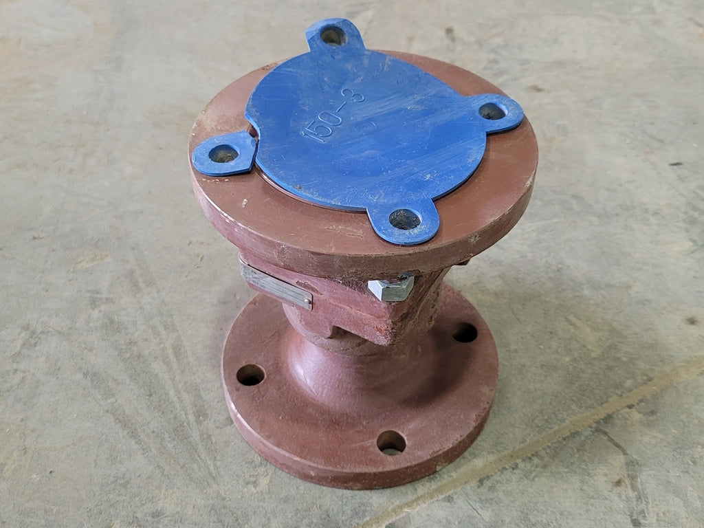 KF INDUSTRIES 3", x 2", Class 150, Floating Ball Valve, B16.34
