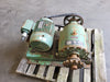 TOSHIBA 10 hp, 460 volts, 1745 rpm, 215T Electric Motor B0104FLF3BCHD03 w/ Planetgear Reducer