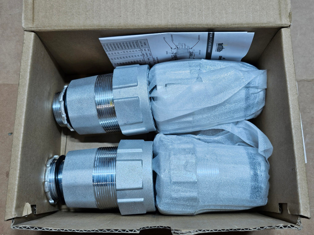 CROUSE-HINDS 1-1/4" Jacketed Armoured Cable TECK125-10 (Box of 4)