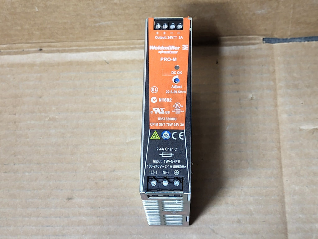 WEIDMULLER 24V, 3A Power Supply Module CPM SNT 70W, 8951330000