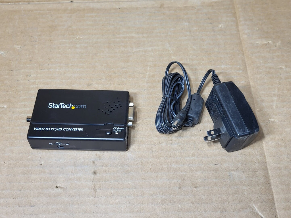 STARTECH Composite/S-Video to VGA Video Converter VID2VGATV2