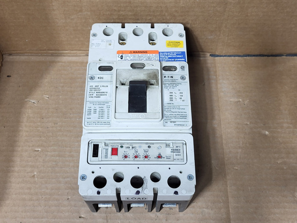 EATON 400 Amp 3 Poles Circuit Breaker KDC3400FS