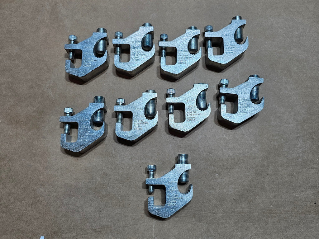 B-LINE Cable Tray Grounding Clamp 9A-2130, 6-250 kcmil (Box of 9)