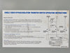EATON 800 Amp, 208/120 Volt, 3-Ph Automatic Transfer Switch 4BIH3NBA30800BSC