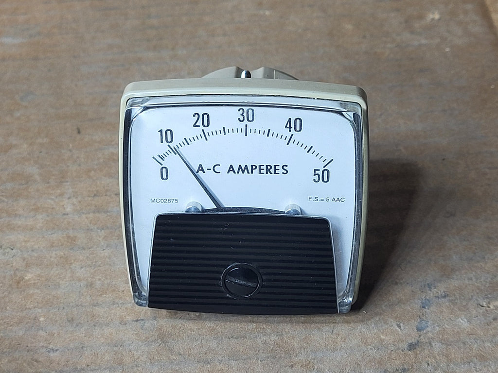 YOKOGAWA 0-50 Amp AC Ammeter Analog 250-240-LSNT