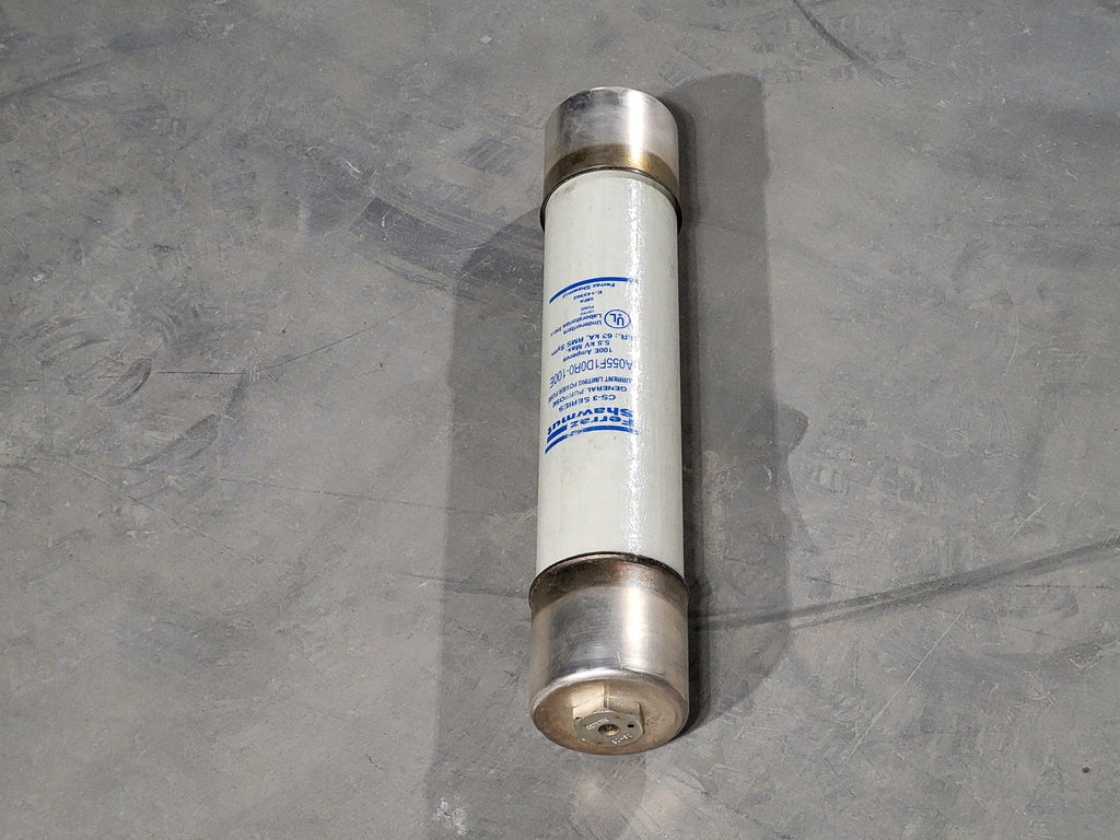 FERRAZ SHAWMUT 100 Amp, E Rated, Current Limiting Fuse A055F1D0R0-100E