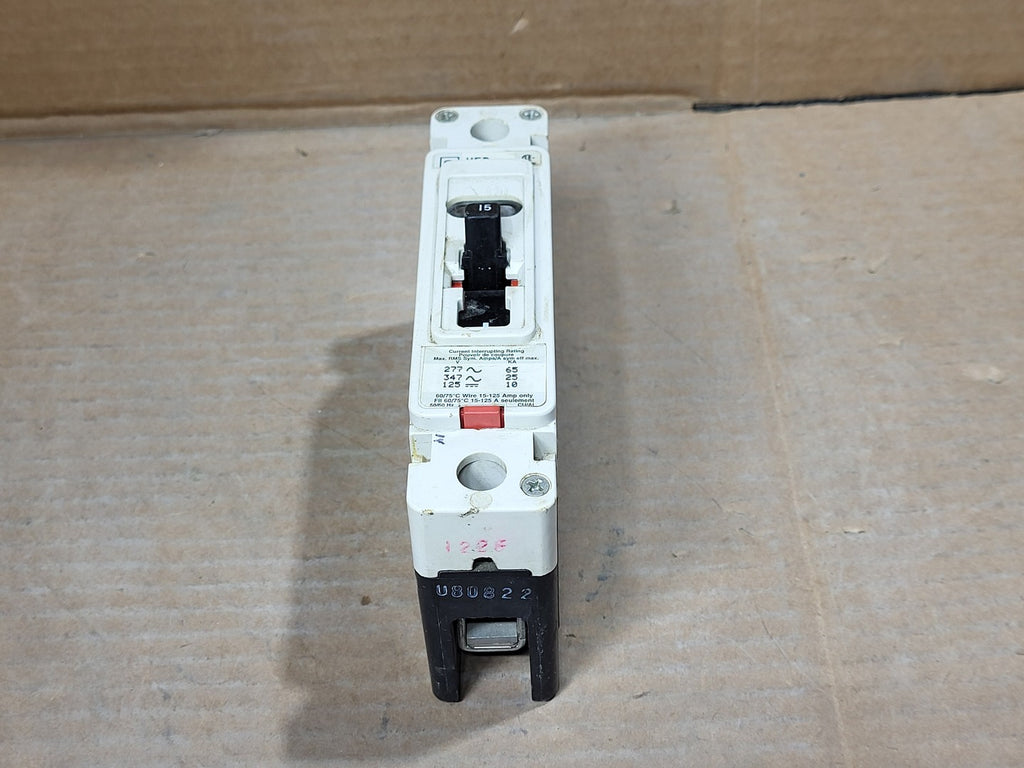 EATON CUTLER-HAMMER 15 Amp, 1 Pole, 600 Volt Circuit Breaker HFD1015S
