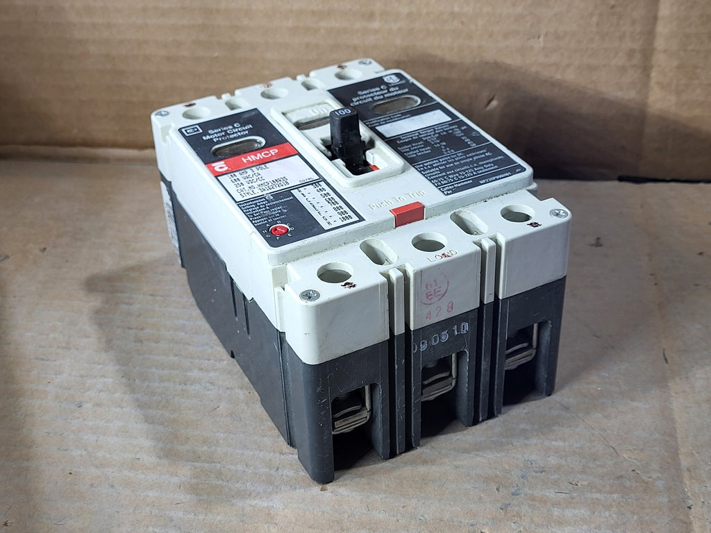 CUTLER-HAMMER 100 Amp, 3 Pole, 600 Volt Circuit Breaker HMCP100R3S