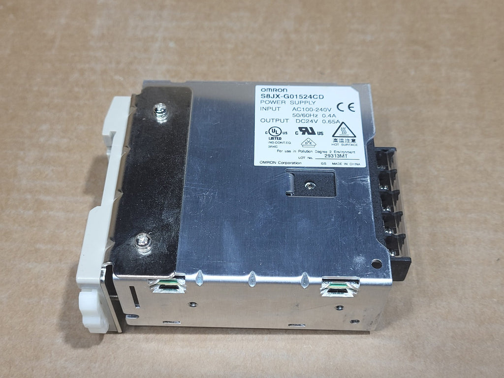 OMRON Power Supply S8JX-C01524CD, 24 VDC