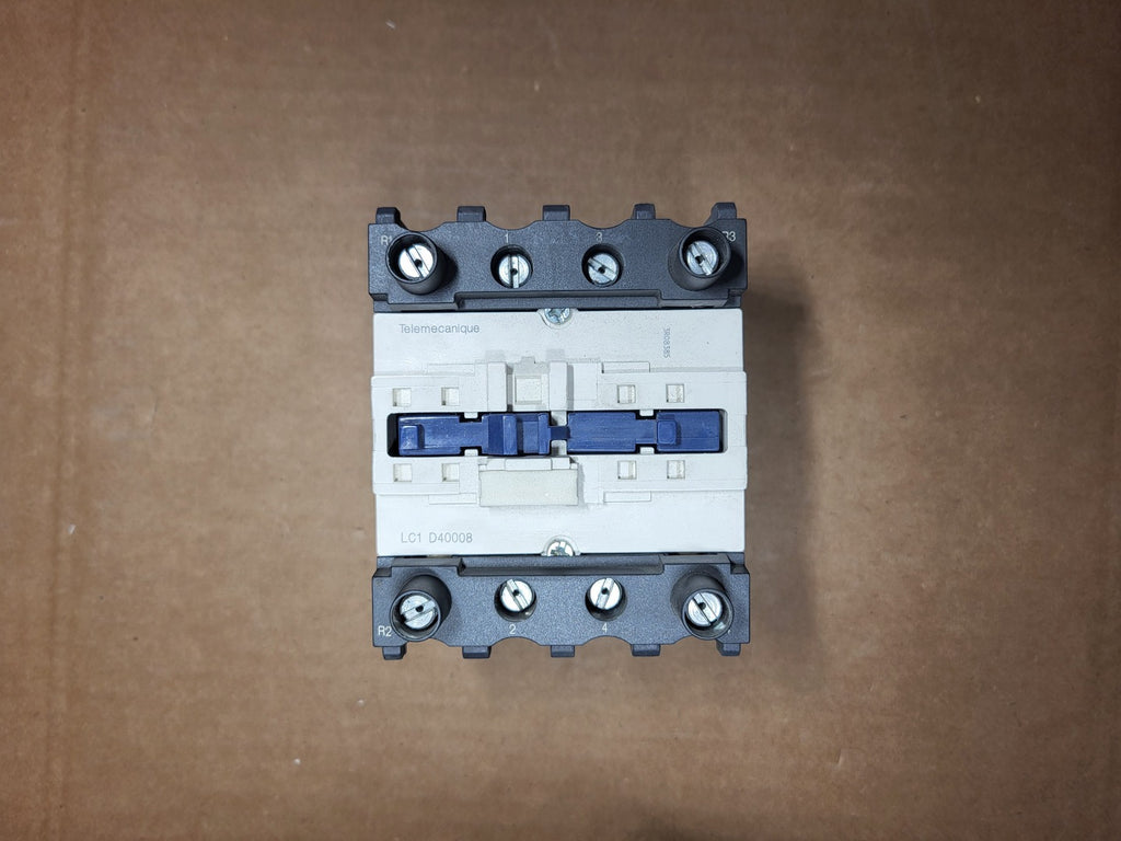 SCHNEIDER ELECTRIC 60 Amp, 4 Pole, 2 NO+2 NC , 48 Volt Coil Contactor LC1D40008